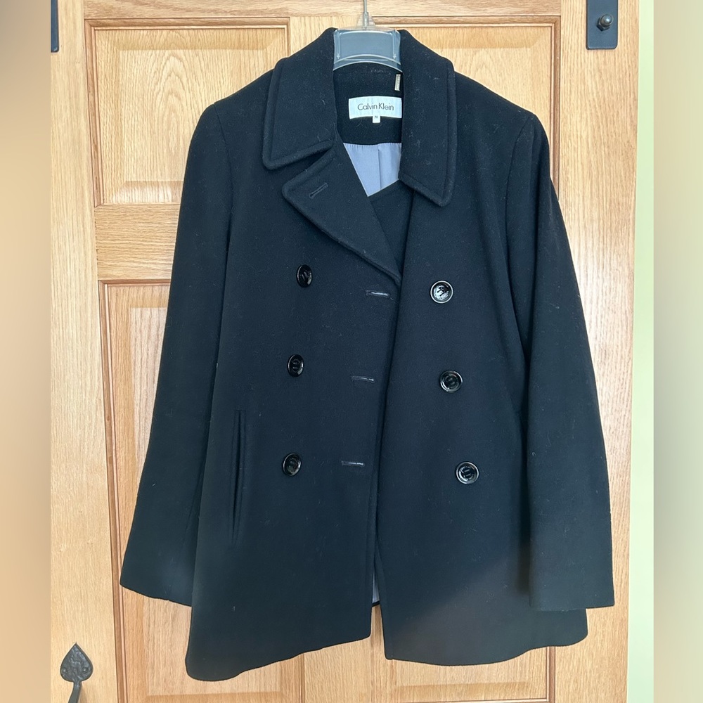 Calvin Klein size P8 Black Coat